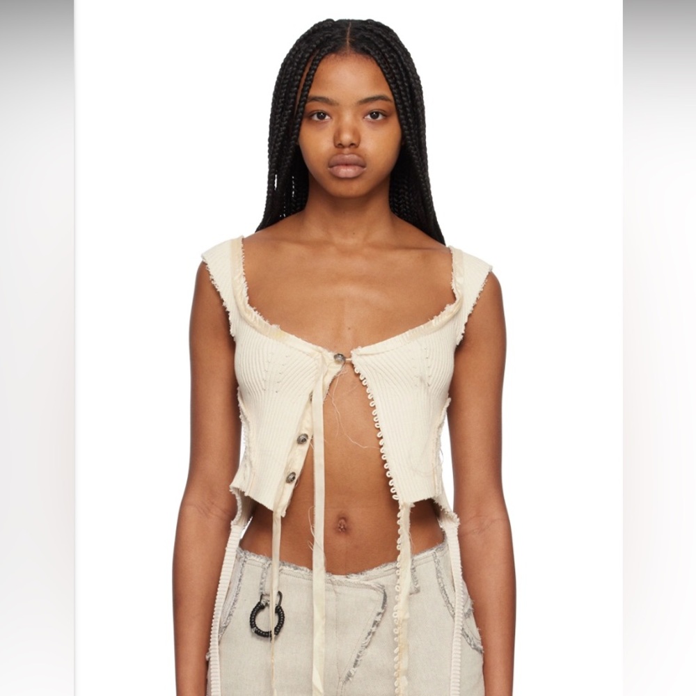Hyein Seo slash knit top